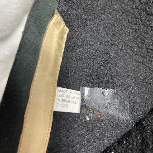 Michael Kors patent leather black knee high boots back zipper logo accent SZ7.5 - Picture 6 of 12